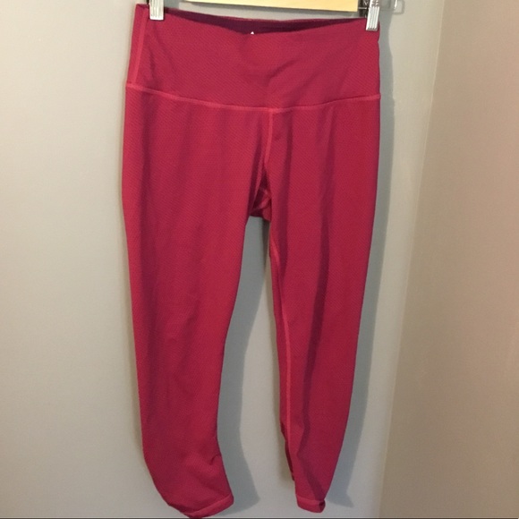 Prana Pants - Prana Pink & Purple Activewear/Yoga Capri Legging